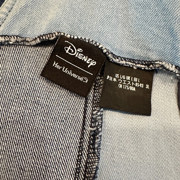 Disney Park Her Universe Shop Disney Mickey Mouse Denim Overall Dress. CUTE! - Picture 3 of 7